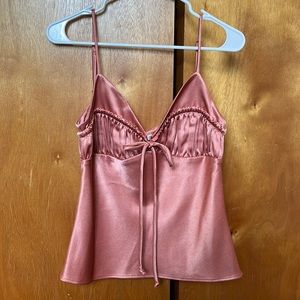 NWT Ciao Lucia Gianna satin top